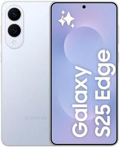 Samsung Galaxy S25 Edge AI Smartphone, Galaxy AI, Android Smartphone, 12GB Memory, 512GB Storage, 200 MP Camera, Long Battery Life, Titanium IcyBlue, 3 Year Samsung Extended Warranty (UK Version)