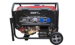 SWIFT PRO SW6500-5500 Watts Powered Self Start Generator|Home & Commercial Use|Petrol Engine|Long Backup|Portable Generator|1 Year Warranty