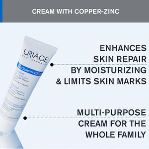 Uriage Bariederm Repairing Cica-Cream with Cu-Zn, 100ml – Soothes & Repairs