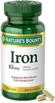 Nature's Bounty Iron 65mg, 325 mg F