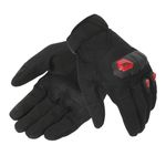 Royal Enfield Rambler V3 Riding Gloves |TPR Knuckle Protectors for Protection Against impacts and Abrasion| 100% Polyester Air mesh| Poly Stretch Fabric for Comfortable fit Black L 22CM