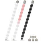 Stylus Pen for iPad iPhone Touchscreen - 3Pcs iPhone Pencil Stylus for Precise Writing & Drawing - Universal Tablet Pens Compatible with Apple iPad Android Phone Chromebook Touch Screen