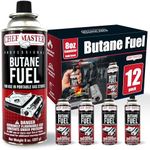 Chef Master 12x 8oz Butane Fuel Can