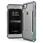 Raptic Shield iPhone SE 2022 Case, Military Grade Drop Tested iPhone 7 8 Case, Anodized Aluminum, TPU, and Polycarbonate Protective Case for iPhone SE 2022/8/7, Iridescent