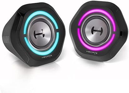 Edifier G1000 Bluetooth 5.3 Gaming Speakers,10W PC USB Computer Speakers for Laptop Desktop 3.5mm aux Input Hecate Black