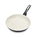 GreenPan CC002633-001 Rio Ceramic Frying Pan, 10'' Frypan, Black
