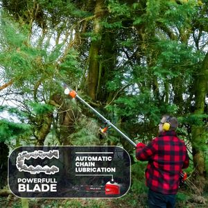 BU-KO 52cc Petrol Garden Multi Tool – 4-in-1 Trimmer & Brush Cutter