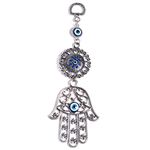 Demiwares Lucky Hamsa Turkish Evil Eye Wall Hanging Decoration