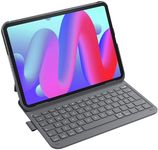 Inateck Keyboard Case for iPad 10th Gen/A16 11th Gen 2025, Ultralight Case with Keyboard for iPad Air 2025 M3/2024 M2 11 inch, Air 5/4 10.9 inch, Pro 11" 4/3/2/1, with Pen Holder, AirTap BK2007 Grey
