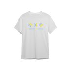 The Korhean Store Kpop TXT Official Logo Unisex Printed Regular Fitted White T shirt for Men & Women(X-Large)