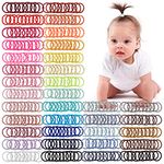 JOYOYO 360 Pcs Baby Hair Ties Multicolor Hair Ties for Toddler Girls Small Size Hair Bobbles 2 cm, Elastic Hair Bands Hair Accessories for Baby Girls