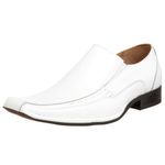 Stacy Adams Men's, Templin Bike Toe Loafer, White, 11.5