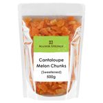 Dried Cantaloupe Melon Chunks 500g by Manor Springs