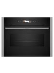 Neff C24MR21N0B N 70, Built-in compact oven with microwave function 60 x 45 cm Stainless steel