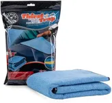 Chemical Guys Thirst Trap Microfiber Chamois Towel, Safe for Cars, Trucks, SUVs, RVs, Motorcycles, & More, 24"x28" (Blue) 1 Pack