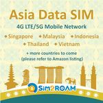 South-East Asia Data only SIM | Indonesia, Malaysia, Singapore, Thailand, Vietnam| 1GB Daily at 4G LTE High-Speed Internet Data