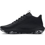 Under Armour Unisex-Adult Lockdown 7 Sneaker, (003) Black/Black/Metallic Silver, 9.5 Women/8 Men