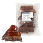 Express Pet Supplies 1kg Beef Air Pipe Trachea (Windpipe) 15cm 6 Inches Approx 22-25 Pipes 100% Natural Traditional Air Dried Dog Treat Chews