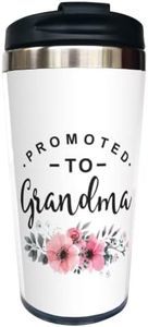 Yipaidel Promoted To Grandma Gifts for New Grandma Mug, Gifts Coffee Tumbler for Grandmother Nana Mimi Christmas, First Time Grandma Birthday Gift, Grandparents Gifts from Grandson 13 OZ