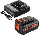Moticett 3.0Ah Replacement Battery for Black and Decker 40V Battery Replacement for Black and Decker 40 volt Battery Charger LCS36 LCS40 Compatible with Black and Decker Battery LBX2040 LBXR36 LBXR203