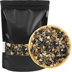 Natural River Rocks 2.7lb Succulent Cactus Bonsai Pebbles Planter Potting Stones Decorative Polished Mixed Color Terrarium Tiny Gravel Indoor Plant Soil Cover for Aquariums, Landscaping, Vase Fillers