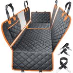 URPOWER 4-in-1 Convertible Dog Car Seat Cover 100% Waterproof Dog Seat Cover Nonslip Dog Hammock 600D Heavy Scratchproof Pet Seat Cover for Cars Back Seat with Mesh Window for Cars Trucks and SUVs