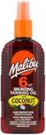 Malibu Sun SPF 6 Bronzing Tanning Oil With Coconut Oil, Low Protection, Water Resistant, 200ml