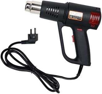 R3 heat gun 2000w Dual-Speed Setting With Variable Temperature Control (Black)
