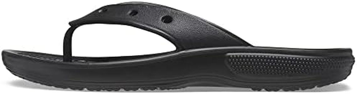 Crocs Unisex Adult Classic Flip, Black, US M11/W13