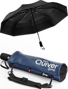 Repel Umbrella Windproof Travel Umbrellas for Rain - Easy Auto Open Close, Durable & Compact Umbrella, Strong Fiberglass Frame, Waterproof Canopy - Backpack, Purse, Portable, Umbrella for Travel