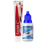 Amish A Eco-Friendly Ant Bait/Ant Repellent with Amish Cockroach Herbal Gel for Roach- Combo (Say Goodbye to ant and Cockroach with Herbal Formula) Turning Point Natural Care Pack of 1 Each