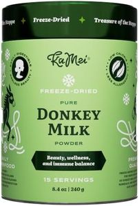 KaMei™ Freeze-Dried Donkey Milk Powder 240 g | 100% Natural & Pasture-Raised | Pure & Clean | Premium Dairy Alternative to Cow & Goat Milk | Rich Taste | Easy to Mix | Family-Friendly