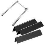 Rejekar Grill Replacement Parts for Weber Spirit 200 Series E-210/E-220/S-210/S220, Porcelain Steel Heat Shields Plate 15.3ââ‚¬Â Flavor Bars 7635 & 18ââ‚¬Â Burner Tube Set 69785 for Weber BBQ Gas Grill