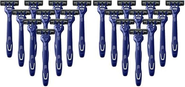 Harry's Disposable Razors for Men - 10 Count - 3-Blade Men's Razors for Travel and On-the-Go Convenience (Pack of 2)