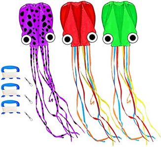 Mint's Colorful Life Octopus Kite (Purple Spotty&Green&Red)