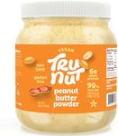 Tru-Nut Peanut Butter Powder - Made with Natural Ingredients - Vegan, Low Carb, Gluten Free, Non GMO - Low Calorie Peanut Butter Protein Powder - Peanut Butter Flavor, 30oz