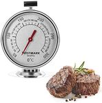 Westmark Oven Thermometer, Measuring Range: +50°C to +300°C/ +122°F to +572°F, Stainless Steel, Silver/Red, 12902260