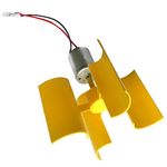 ZOOMELLA Mini Vertical Wind Generator Micro Wind Turbines Blades Generator Set Kits