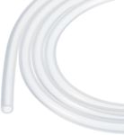 Rebower 6.6ft Silicone Tubing 3mm ID 4mm OD Clear Industrial Plastic Tubing Pure Silicone Hoses for Pump Siphoning Draining Irrigation Brewing, 1/8"