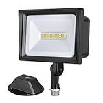 DEWENWILS 34W Flood Lights Outdoor, 3200 Lumen Super Bright(400W Halogen Equivalent) IP65 Waterproof Knuckle Mount LED Flood Light, 5000K Led Security Light for Landscape, Garden, Yard, Garage