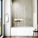 Foskbaths Bathtub Shower Door, Semi