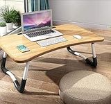 Foldable Laptop Bed Table Lap Desk Stand, Serving Tray Dining Table with Slot, Notebook Stand Holder, Bed Tray Laptop Desk for Eating Breakfast, Working, Watching Movie on Bed/Couch/Sofa/Floor