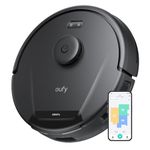 eufy L60 Robot Vacuum Cleaner, Ultra Strong 5,000 Pa Suction to Remove Hair, Dust, iPath Laser Navigation, For Deep Floor Cleaning, Ideal for Hard Floors