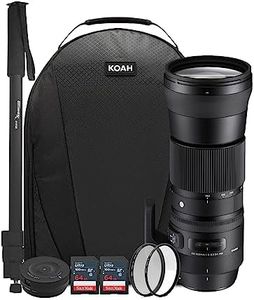 Sigma 150-600mm 5-6.3 Contemporary DG OS HSM Lens for Canon DSLR Cameras USB Dock and Two 64GB SD Card Bundle (7 Items)