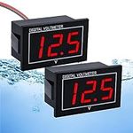2 PCS Waterproof Voltage Meter, Ics