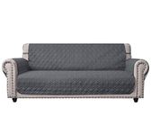 Ameritex Couch Sofa Slipcover 100% Waterproof Nonslip Quilted Furniture Protector Slipcover for Dogs, Children, Pets Sofa Slipcover Machine Washable (Dark Grey, 78")