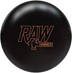 Hammer Bowling Products Raw Hammer Bowling Products PRE-DRILLED Bowling Ball- Black 13lbs