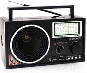 Audiobox RX-5 Portable 3-Band Radio with Solar Power Speaker, MP3, AUX, USB, TF Card, SD MMC