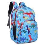 blue tree Sky Dinasour School 17 Inch Kids Backpack (Big) (7+ Years), Teens Elementary Lightweight School Bag with Large Capacity Suitable for Boys, Girls, Kids, and Middle School Students