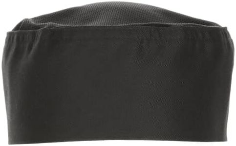 Chef Works Unisex Cool Vent Chef Beanie, Black, One Size